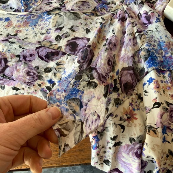PARKER floral silk blouse - Picture 13 of 14